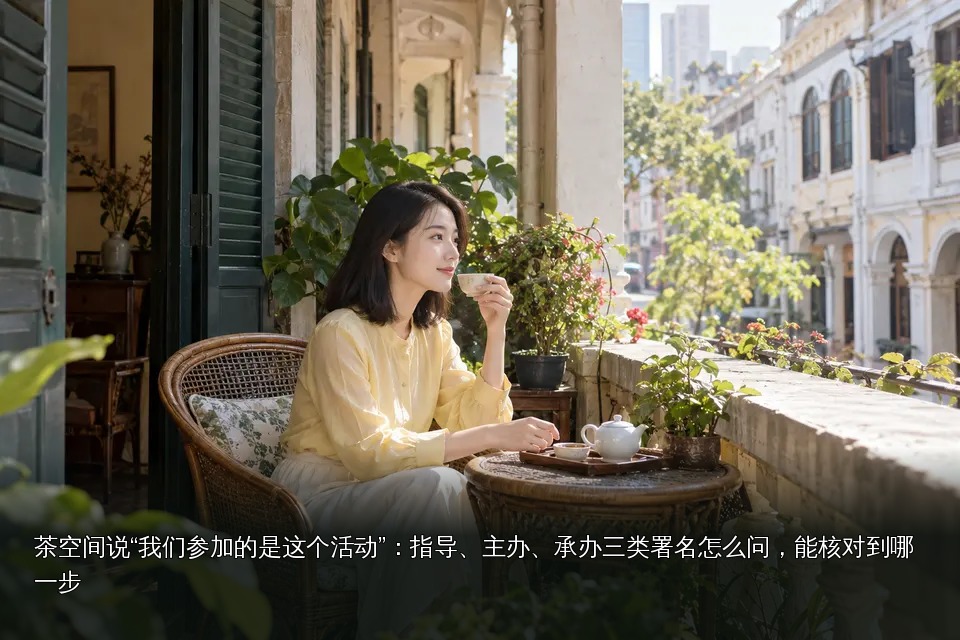 年轻女性品茶主题图｜广州·骑楼阳台清晨茶饮